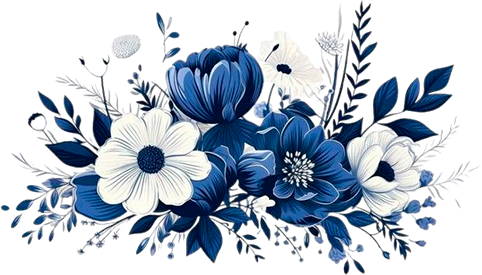 Decoración floral inferior